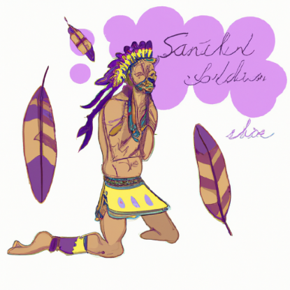 Picture of Seaking to a Indian chief and then he leaveshoI felt it in my dream I woke up gasping for air